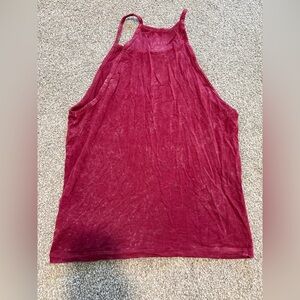 AE Burgundy Sleeveless Top